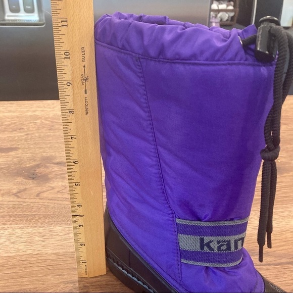 Kamik 6 purple black insulated winter duck boots - Picture 14 of 16